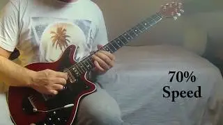 Queen Hammer to Fall Solo (Brian May) Guitar Cover/Tutorial/Lesson
