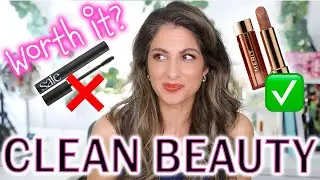FULL FACE OF CLEAN BEAUTY MAKEUP BRANDS AT SEPHORA!