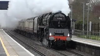 71000 Duke Of Gloucester Heads The Steam Dreams Oxford Excursion Through The Thames Valley 17/12/25