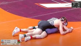 197lbs Andy Smith (Virginia Tech) vs Max Shaw (North Carolina)