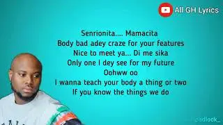 Camidoh SUGARCANE remix Offical Lyrics Video ft King Promise Mayorkun Darkoo