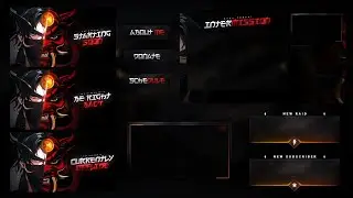 [FREE] Twitch Overlay Pack &ndash; Dual Vengeance Theme for OBS & Streamlabs (2025)