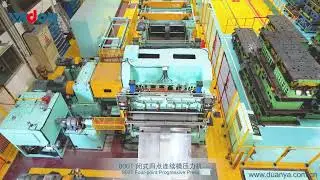 Yadon YB4E 800 Four-point Progressive Press Line (Automotive parts)
