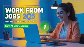 🔥 Work From Home Jobs 2025 | TELUS International Freelance Jobs | Earn ₹1.2 Lakh/Month 💻🏠