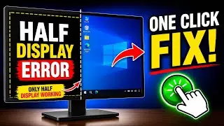wired monitor error side black screen | how to solve monitor problem | remove monitor black screen