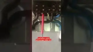 OH KAYAK GINI ‼️ Cara Pasang Kabel di KWH meter #shorts #kwh #instalasilistrik #electrical
