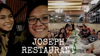 DANIELA'S DINNER TREAT with NAPA CLAN & CUGINI at JOSEPH RESTAURANT ROME ITALY | GRICIA PASTA