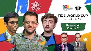 Chess ♟ | FIDE World Cup 2025 | Round 4 | Game 2| ft. 🇺🇸 Aronian, 🇮🇳 Praggnanandhaa,  Dubov and more