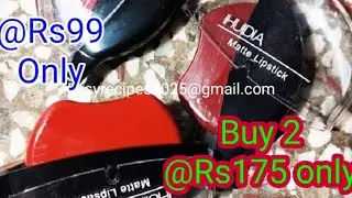 Buy Apple lipstick at Rs99 Only| Lips 💋 Shape Lipstick Buy 2 At Rs175Only| Huda Beauty Lipstick 💄
