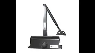 CRL DC51BLK CRL ANSI Grade 1 Size 1 Light Duty Surface Mount Door Closer   Black