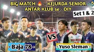 BIG MATCH❗Yuso Sleman (Satya, Riko, Rahmat) 🆚 Baja 78 (Hatta, Angger, Awan) #volleyball #eksisvoli