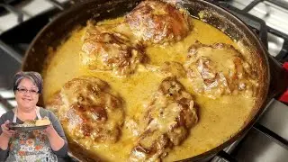 Skillet Fried Chicken and Gravy // All in One ❤️ Step by Step