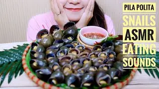 ASMR Pila polita SNAILS,EATING SOUNDS,mukbang|LINH-ASMR