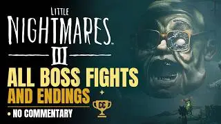 Little Nightmares 3 &ndash; All Boss Fights & Ending (No Commentary)