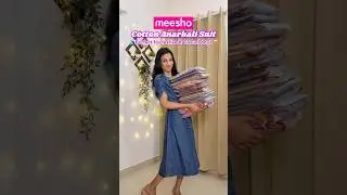 😍 Meesho Anarkali Suit Haul ✨ Beautiful & Budget friendly suits! #meeshohaul #anarkalisuit #meesho