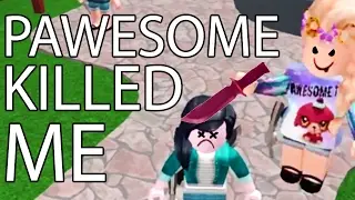 PAWESOME TV KILLED ME! Roblox Murder Mystery 2 | Alice LPS Gaming