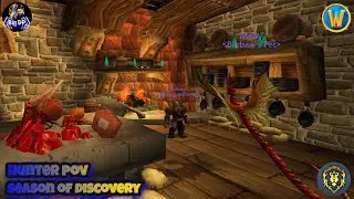 Beastmastery Hunter POV. SOD Classic World of Warcraft. Best Runes + Wind Serpent. Cinco.
