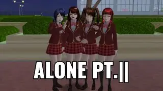 Alone pt.|| || Alan Walker || Drama sakura school simulator