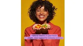 Natural vitamins in your hands&mdash;simple, clean support for everyday wellness. 🌿