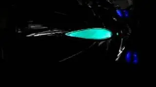 illuminated glowing sword case:alien computer sword negative