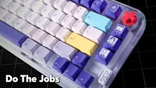 Amazing KeyTok Do The Jobs Keycaps Tested on NuPhy Kick75 Keyboard!