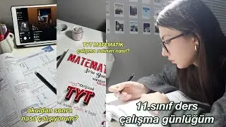 Okuldan Sonra Çalışma Rutinim *11.sınıf*