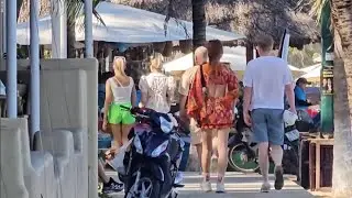 AWESOME PALM TREES AND EMERALD COLOR SEA WATERS. NHA TRANG TROPICAL BEACH RELAX PARADISE. 13.11.2025