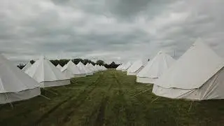 Red Sky Wedding Bell Tents