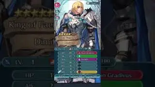 Fire Emblem Heroes - Brave Alt Dimitri Voice Lines (ENG DUB, VA: Chris Hackney)
