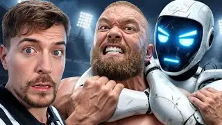 World's Strongest Man Vs Robot 🤖 language English  