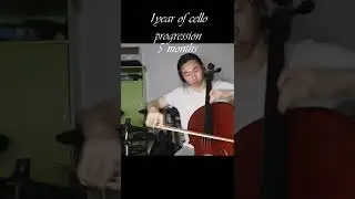 1 year of Cello self-taught progress