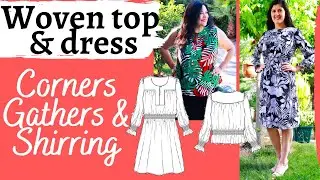 Starting 2022 with 2 LOVELY tops & dresses. NEW Azores (Itch to Stitch). Special yokes.
