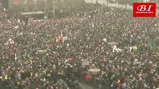 Massive Anti-Trump Rally in Copenhagen | Greenland Flags Wave High