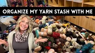Organizing My Massive Yarn Stash | A Cozy Craft Room Reset! | Episode 22 | The French Knot