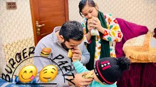 Brand new vlog✌🏻(BURGER PARTY)🥳🎉
