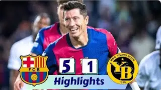 🔴 Barcelona vs Young Boys (5-0) HIGHLIGHTS & All Goals | Champions League Game