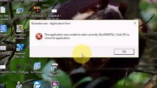 How to Fix illustrator error 
