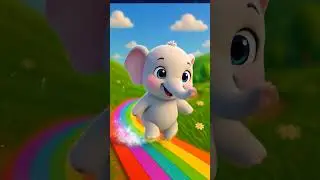 Zaza el Elefante Saltando en el Camino Arco&iacute;ris 🌈🐘 Canci&oacute;n Infantil