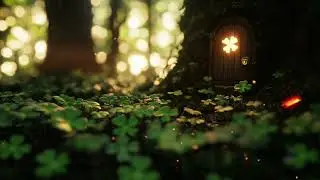 Enchanted Leprechaun's Door 4k Ambience