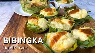 FLUFFY BIBINGKA IN AIR FRYER RECIPE