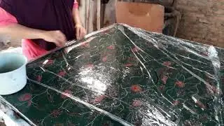 How to Prepare Cold Table to Make Batik Cap (Making Batik Cap Complete Video 1/5)