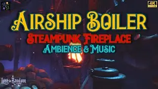 Steampunk Fireplace Ambience & Eclectic World Traveler Music 🔥⚙️ 1 HOUR of Cozy Background 🎶☁️