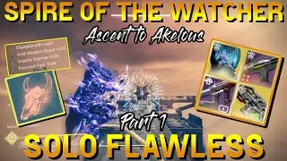 PART 1 | Solo FLAWLESS Spire of the Watcher | Volatile & Repulsor Brace GYRFALCON | Destiny 2 | S19