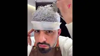 Tutorial: DIY trendy highlights for men #shorts