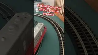 Small Layout update: laying the Roadbed Down🚂 #classictoytrains #lioneltrains #woodlandscenics