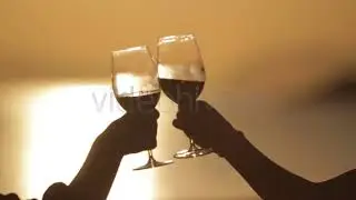 Couple Drinking Wine At Sunset - Stock Footage from Videohive