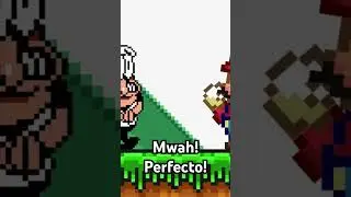 Credits to @dorkly: Mario meets Peppino #pizzatower #dorkly #mario #peppino