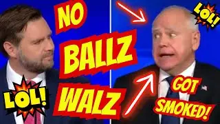 Tim Walz SHOCKING GAFFES and Funny FAILS From VP DEBATE! #funny