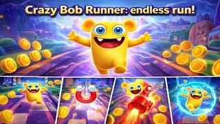 Crazy Bob Runner Gameplay 🏃&zwj;♂️🔥 | Endless Running Action