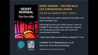 Book Launch: The Fire Hills by Henry Normal